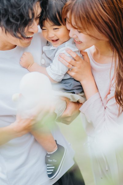 家族写真 親子の時間