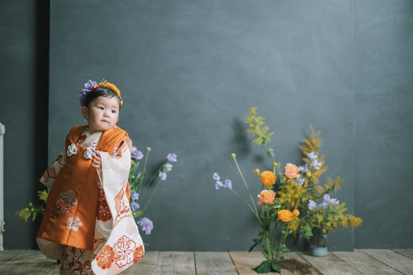 3歳女の子 七五三 HANA ART petit